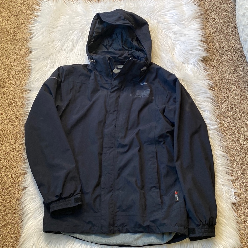 Cabela’s Outdoor Recreation Gore-Tex Fleece Lined Men’s Jacket, Medium Tall - Picture 1 of 13
